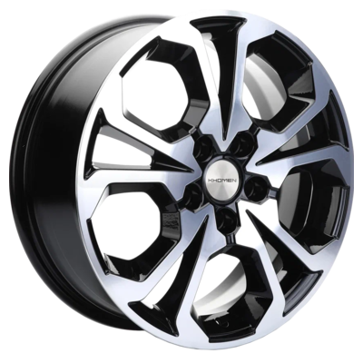 Диск литой Khomen Wheels KHW1711 (Chery tigo 7pro) 17x6.5J/5x108 D60.1 ET33 Black-FP