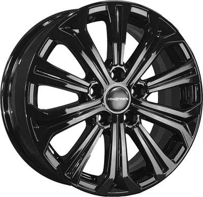 Диск литой Khomen Wheels KHW1610 (Huyndai/Kia) 16x6.5J/5x114.3 D67.1 ET43 Black для CITROEN