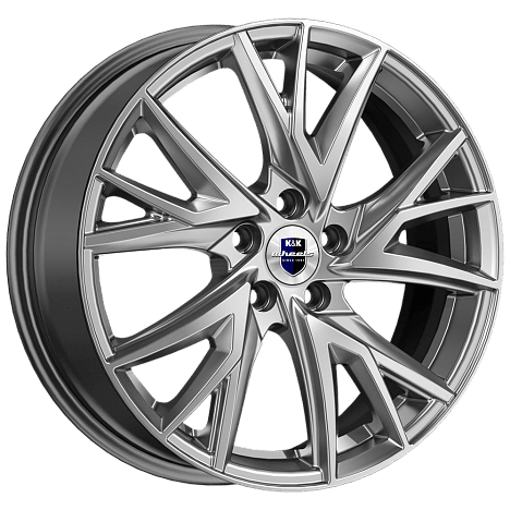 Диск литой КиК Кайлас 18x6.5J/5x114.3 D66.6 ET34 дарк платинум