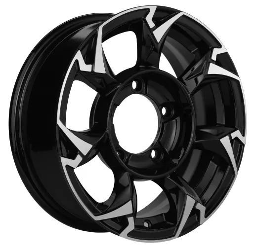 Диск литой Khomen Wheels KHW1505 (Lada Niva 4x4) 15x5.5J/5x139.7 D98.5 ET5 Black-FP