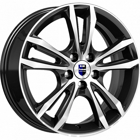 Диск литой КиК Samara (КС866) 16x6.0J/4x98 D58.6 ET35 Алмаз черный