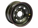 Диск штамп. Off-Road Wheels УАЗ 16x7.0J/5x139.7 D110 ET15 Черный усиленный (треуг. мелкий)
