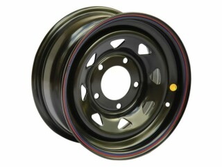 Диск штамп. Off-Road Wheels УАЗ 16x7.0J/5x139.7 D110 ET15 Черный усиленный (треуг. мелкий)
