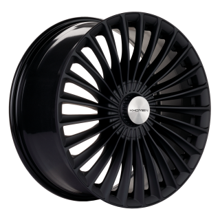 Диск литой Khomen Wheels KHW2008 (Turbo II S-class) 20x8.5J/5x112 D66.6 ET38 black matt