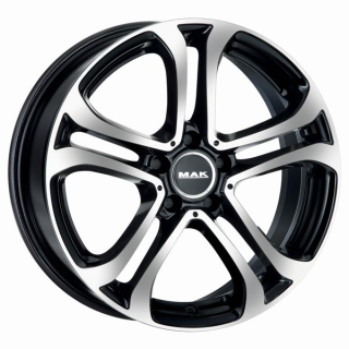 Диск литой MAK Stuttgart 17x7.5J/5x112 D66.6 ET45 Black mirror