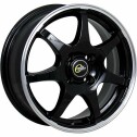 Диск литой CrossStreet CR-14 15x6.0J/4x114.3 D56.6 ET44 BKPL
