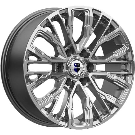 Диск литой КиК Кортес 19x8.5J/6x139.7 D106.1 ET25 дарк платинум