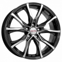 Диск литой КиК Твист 17x7.5J/5x112 D66.6 ET37 алмаз черный