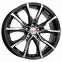 Диск литой КиК Твист 17x7.5J/5x108 D67.1 ET49 алмаз чёрный