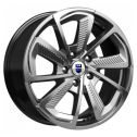 Диск литой КиК C.T.G. (КС687) 18x8.0J/5x114.3 D66.1 ET45 ДАРК ПЛАТИНУМ