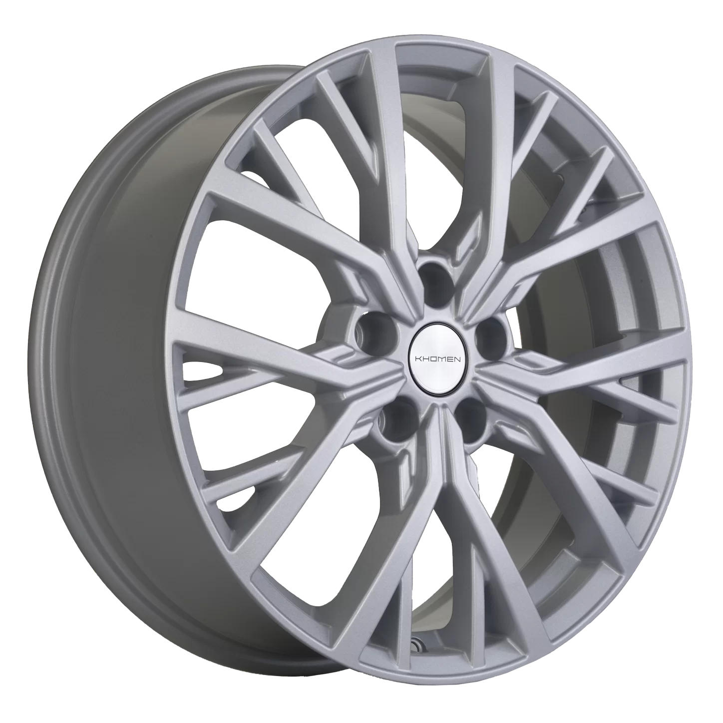 Диск литой Khomen Wheels KHW1806 (Coolray) 18x7.0J/5x114.3 D54.1 ET50 F-Silver