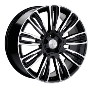 Диск литой Khomen Wheels 2004 20x8.5J/5x108 D63.3 ET45 Black-FP