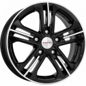 Диск литой КиК Trinity 15x6.0J/5x100 D57.1 ET43 алмаз черный