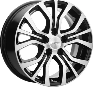 Диск литой Khomen Wheels KHW1608 (Changan CS35) 16x6.5J/5x110 D63.3 ET46 Black-FP