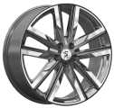 Диск литой Premium Series KP014 Teramont 20x8.0J/5x108 D60.1 ET39 Diamond Gloss Graphite