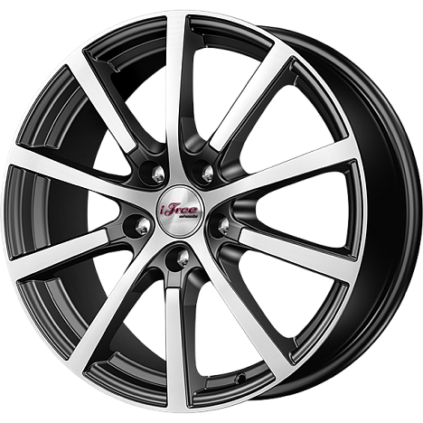 Диск литой iFree Big Byz 17x7.0J/5x114.3 D66.6 ET37 блэк джек
