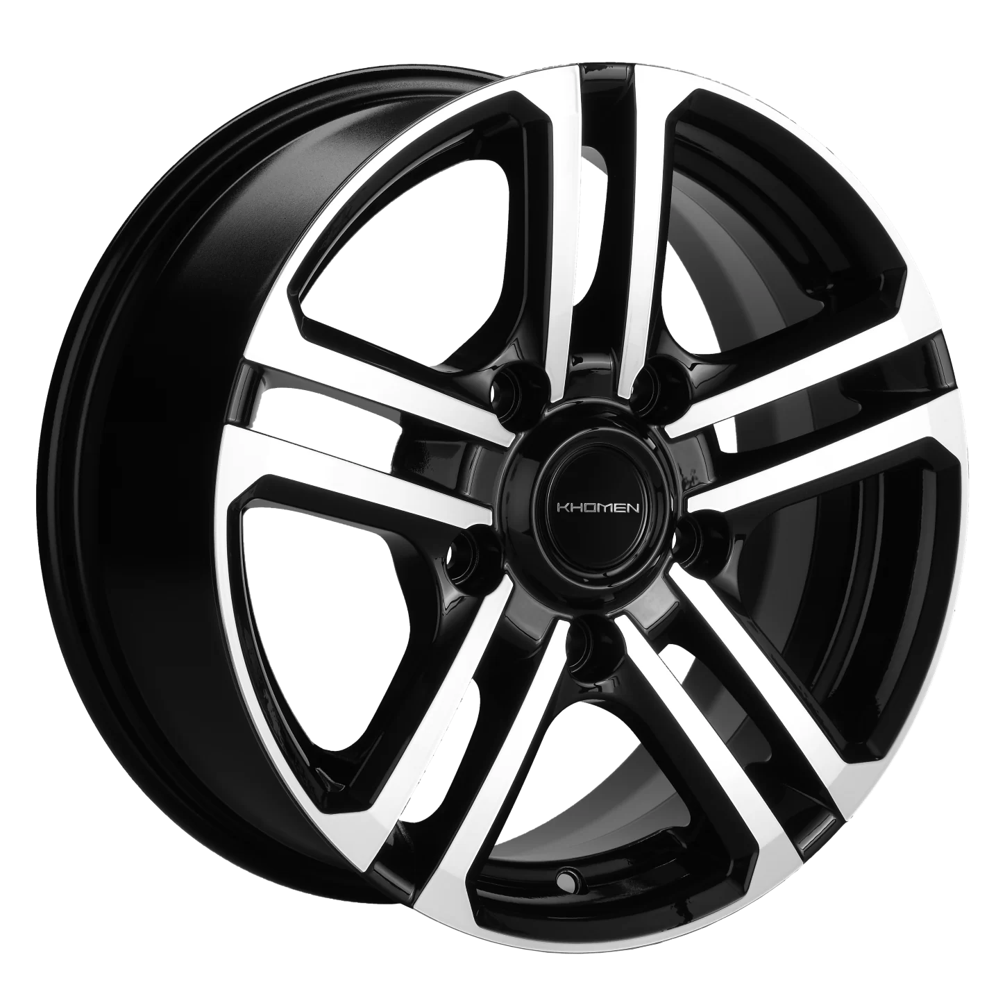 Диск литой Khomen Wheels KHW1602 (Niva 4x4 Bronto) 16x6.5J/5x139.7 D98.5 ET35 Black-FP
