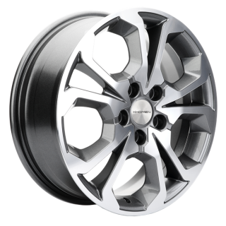 Диск литой Khomen Wheels 1711 17x6.5J/5x114.3 D66.1 ET50 Gray-FP