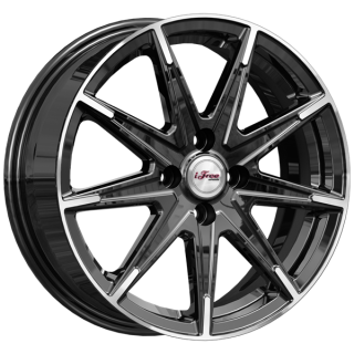 Диск литой iFree Хит (KC1081) 16x6.0J/4x100 D60.1 ET45 блэк джек