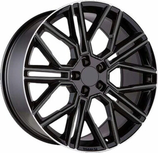 Диск литой Khomen Wheels KHW2101 (Range Rover) 21x9.5J/5x120 D72.6 ET49 Black matt MR