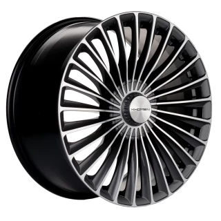 Диск литой Khomen Wheels KHW2008 (S-class Front) 20x8.5J/5x112 D66.6 ET38 Gray-FP Matt