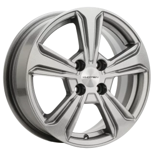 Диск литой Khomen Wheels KHW1502 15x6.0J/4x100 D54.1 ET46 G-Silver