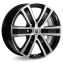 Диск литой КиК R7 Рольф 17x7.5J/6x139.7 D67.1 ET38 алмаз черный