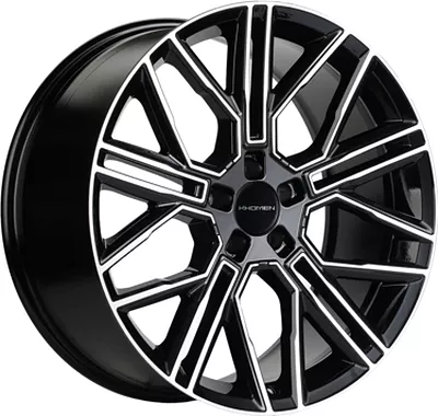 Диск литой Khomen Wheels 2101 21x9.5J/5x114.3 D64.1 ET40 Black-FP