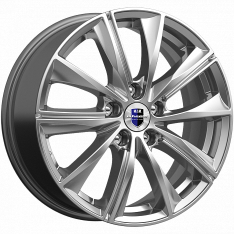 Диск литой КиК Арнар 15x6.0J/4x100 D67.1 ET35 дарк платинум