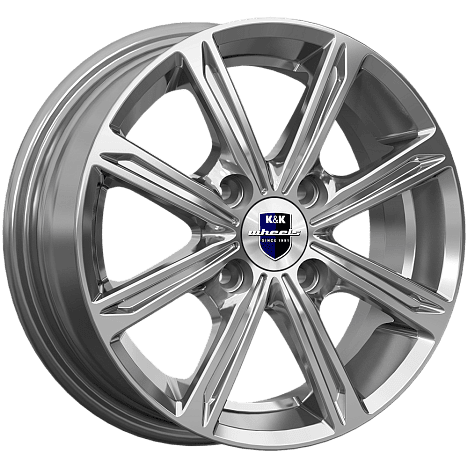 Диск литой КиК Флэш 14x5.0J/4x98 D58.5 ET35 дарк_платинум