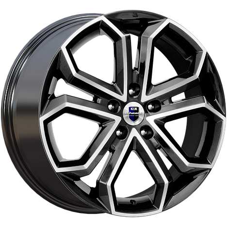 Диск литой КиК Пандора 19x8.5J/5x108 D67.1 ET45 алмаз черный