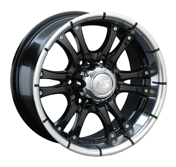 Диск литой LS Wheels 161 16x8.0J/6x139.7 D93.1 ET10 BKL