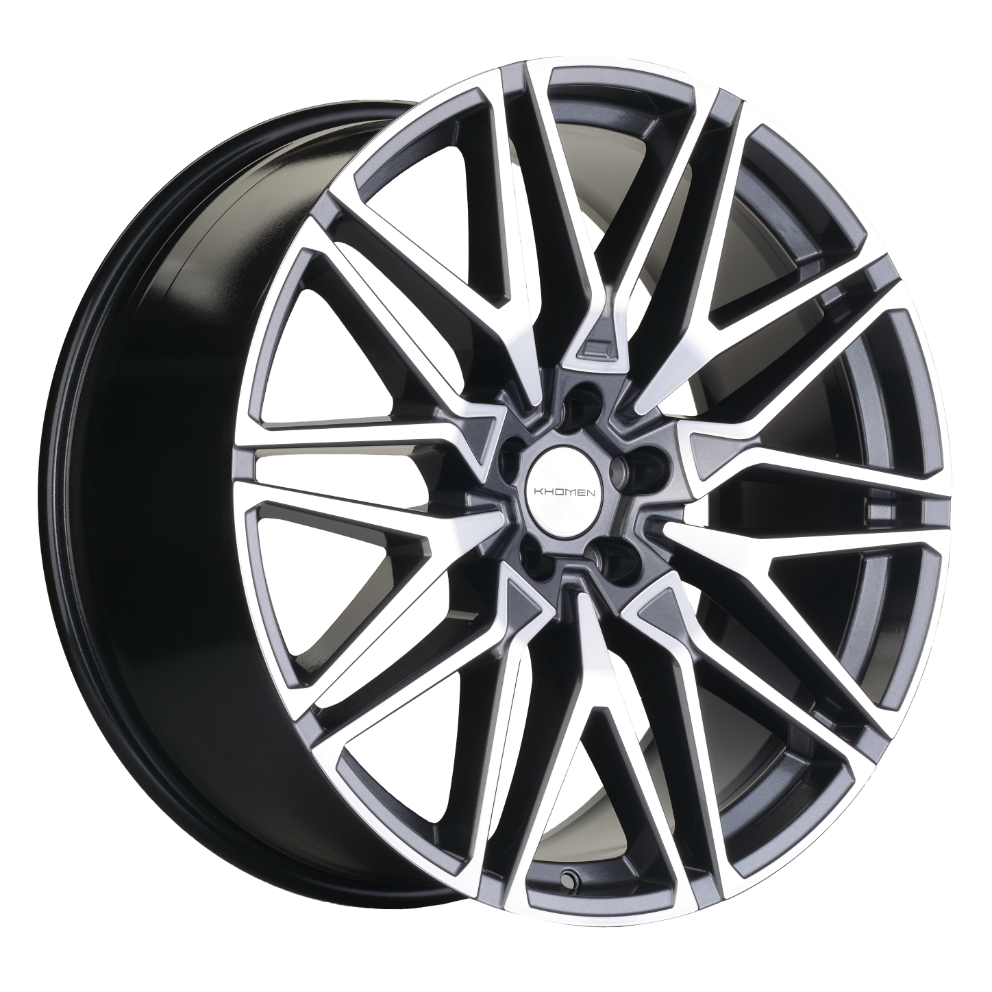 Диск литой Khomen Wheels KHW2103 (Q7/Touareg) 21x9.5J/5x112 D66.6 ET31 Gray-FP