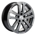 Диск литой Khomen Wheels KHW1803 (Coolray) 18x7.0J/5x114.3 D54.1 ET50 Gray для GEELY Coolray (SX11)