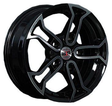 Диск литой КиК Арнар 17x7.0J/5x108 D63.3 ET50 алмаз чёрный