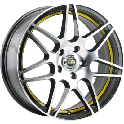 Диск литой КиК KC1053 16x6.5J/5x114.3 D66.1 ET40 алмаз чёрный для TOYOTA Esquire