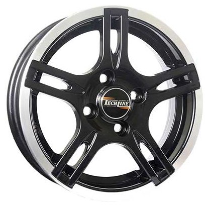 Диск литой КиК Rassvet 16x6.5J/5x112 D57.1 ET50 алмаз чёрный