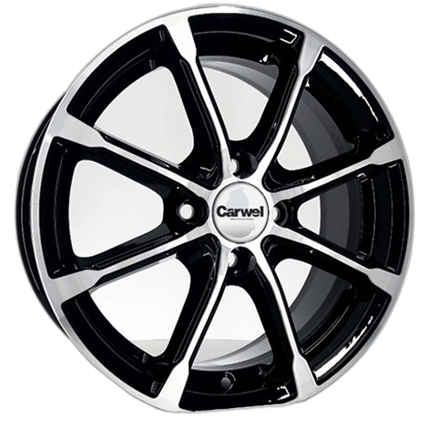 Диск литой Carwel Бета 114 15x6.0J/4x114.3 D67.1 ET40 Almaz black