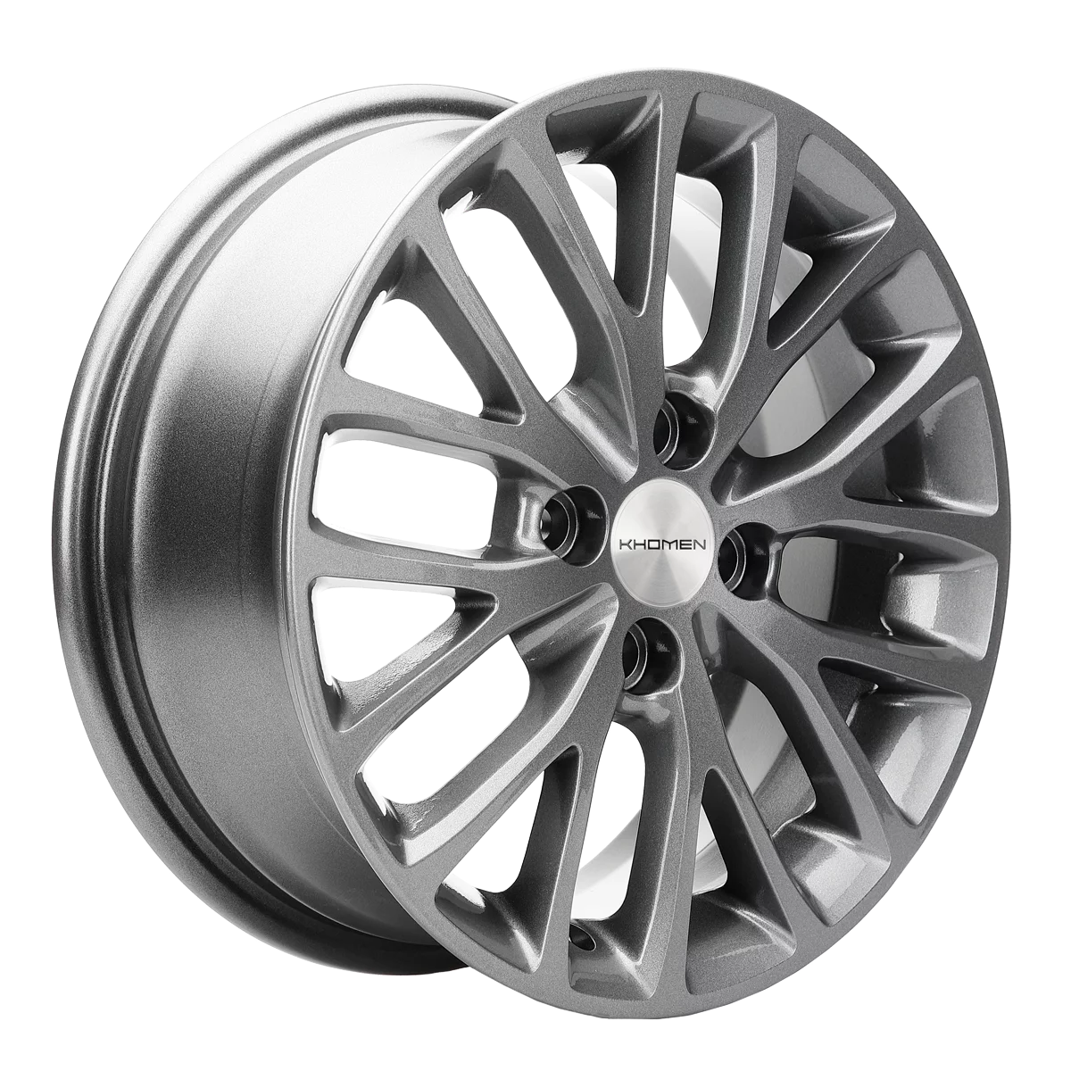 Диск литой Khomen Wheels KHW1506 (Vesta) 15x6.0J/4x100 D60.1 ET50 Gray