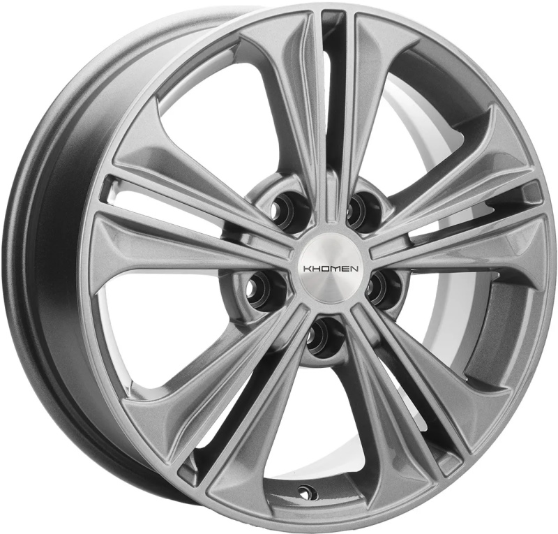 Диск литой Khomen Wheels KHW1603 (Jetta) 16x6.0J/5x112 D57.1 ET50 G-Silver-FP
