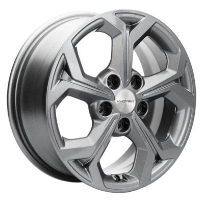 Диск литой Khomen Wheels KHW1606 (16_Ceed/Elantra) 16x6.5J/5x114.3 D67.1 ET50 Gray для TOYOTA Noah
