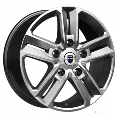 Диск литой КиК Backfire (КС763) 18x8.0J/5x114.3 D60.1 ET50 ДАРК ПЛАТИНУМ