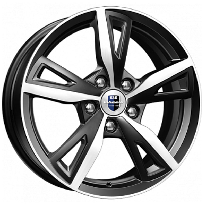 Диск литой КиК Фишт (КС690) 16x6.5J/5x114.3 D67.1 ET43 алмаз черный для TOYOTA Prius Alpha
