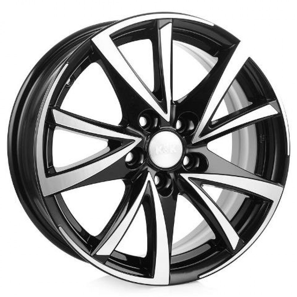 Диск литой КиК Игуана 16x6.5J/5x114.3 D66.1 ET50 алмаз черный