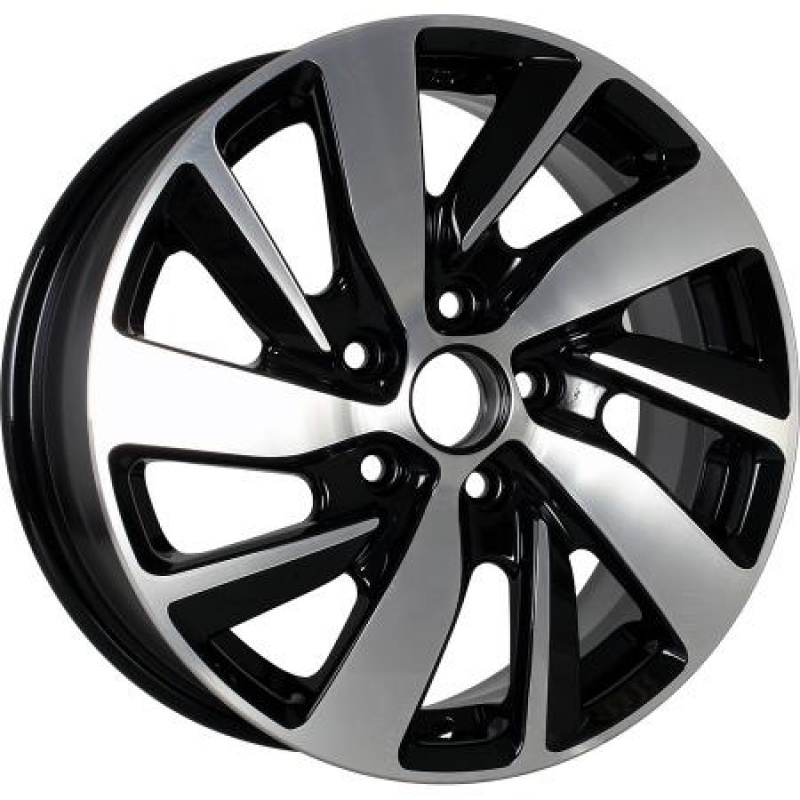 Диск литой КиК КС741 16x6.5J/5x114.3 D67.1 ET47 алмаз черный для KIA Carens