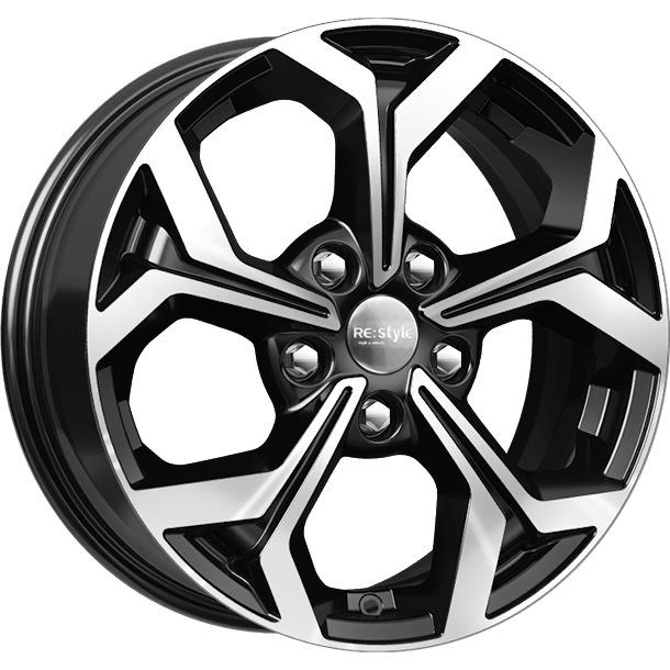 Диск литой КиК КС878 16x6.5J/5x114.3 D67.1 ET45 алмаз черный для KIA Carens