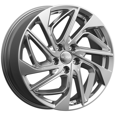 Диск литой КиК КС883 18x7.0J/5x114.3 D66.1 ET40 дарк платинум для CHANGAN CS85 Coupe