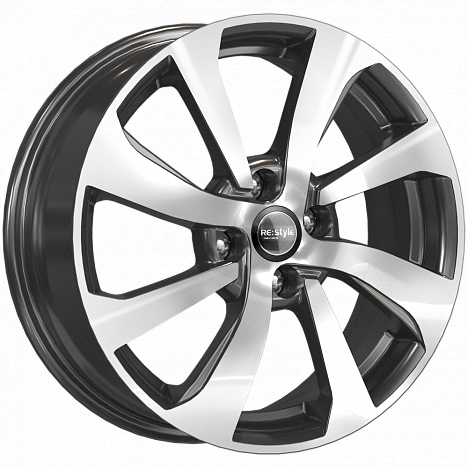 Диск литой КиК КС893 16x6.0J/4x100 D60.1 ET50 алмаз черный