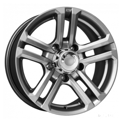 Диск литой КиК Палладика (КС591) 16x7.0J/5x139.7 D98 ET30 ДАРК ПЛАТИНУМ