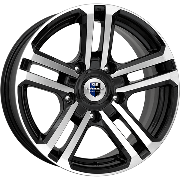 Диск литой КиК Палладика 16x7.0J/5x139.7 D98 ET5 алмаз черный